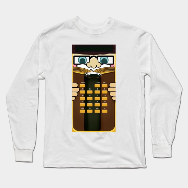 Little Professor Calculator Long Sleeve T-Shirt by nickemporium1